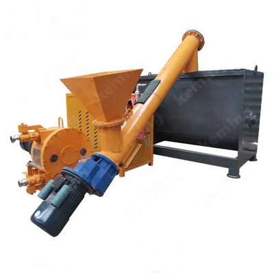 Heavy Duty Diesel Foam Concrete Pump 0.35M3 Hopper 120M Max Delivery 15Kw Motor